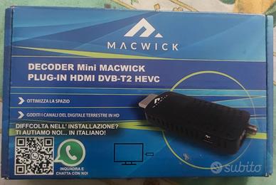 Decoder Mini Macwick PLUG-IN HDMI DVB-T2 H