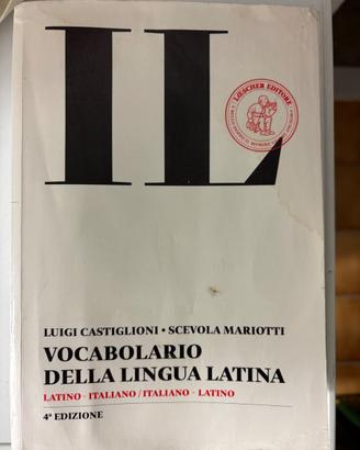 Vocabolario latino IL Castiglioni Mariotti