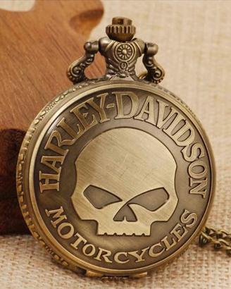 orologio da tasca Harley Davidson teschio