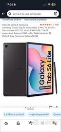 Tablet Samsung s6 lite 2022