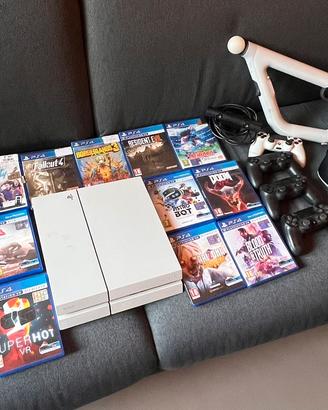 PS4 con visore VR e FUCILE come nuova