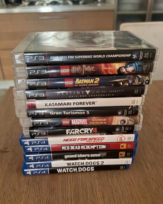 Giochi PlayStation PS3 e PS4 + Controller PS5
