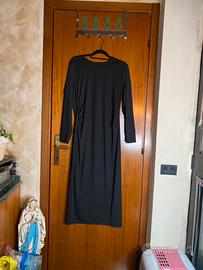 Vestito midi nero shein curve taglia 1xl
