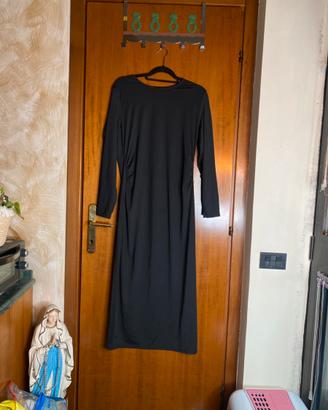 Vestito midi nero shein curve taglia 1xl