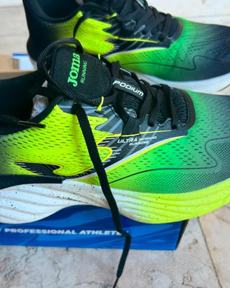 Scarpe running Joma Podium 2416 blackyelloworange