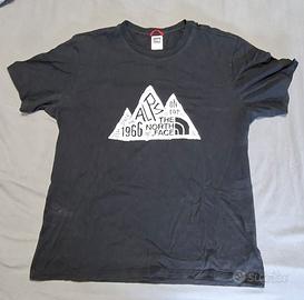 The North Face T-shirt Uomo Nera Tg. L 100% Cotone