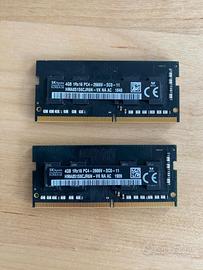 Memorie RAM 2666 sodimm 8 gb( 4+4) originale Apple