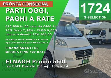 CAMPER ELNAGH DUCATO SEMINTEGRALE SEMIDINETTE BASC