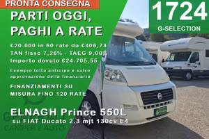 CAMPER ELNAGH DUCATO SEMINTEGRALE SEMIDINETTE BASC