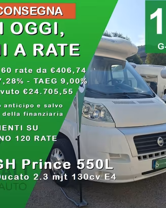 CAMPER ELNAGH DUCATO SEMINTEGRALE SEMIDINETTE BASC