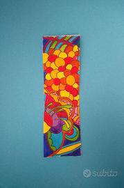 segnalibro dipinto a mano 