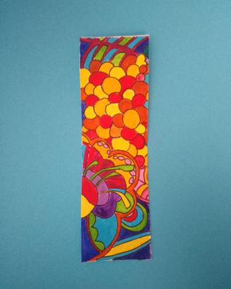 segnalibro dipinto a mano 