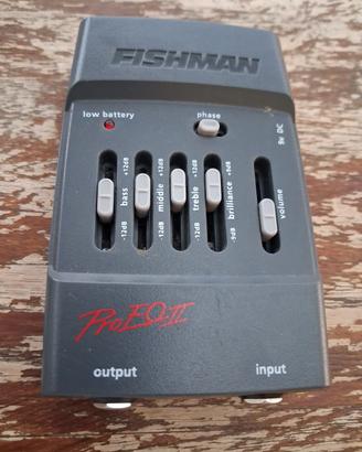 preamplificatore per chitarra acustica fishman pro
