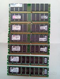 RAM DDR Varie per PC Fisso