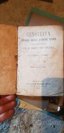 Vintage libro Genoveffa anno 1877