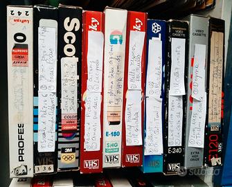 FILM IN VIDEOCASSETTA (VHS) REGISTRATE (LOTTO 2)