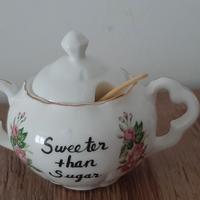 Mini zuccheriera in ceramica