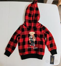 Felpa Ralph Lauren Polo Bear bimbo 3T – Nuova