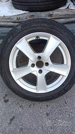 cerchi in lega con gomme nuove 195/60/16
