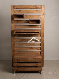 separé legno modulo cabina stand autoportante bio