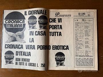 Rivista d'epoca "Le Ore della Settimana" n.20 1973