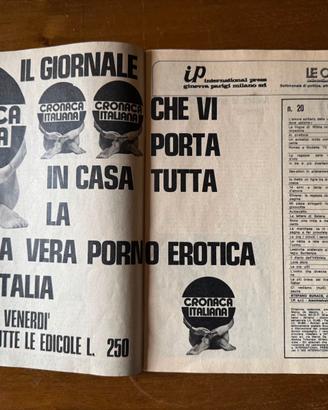 Rivista d'epoca "Le Ore della Settimana" n.20 1973