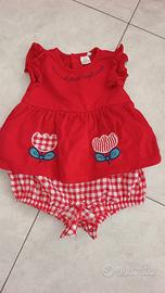 Lotto abbigliamento neonato TG 3 / 6 mesi