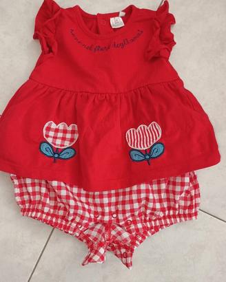 Lotto abbigliamento neonato TG 3 / 6 mesi