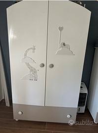 Cameretta bimbo completa .. next2me culla chicco