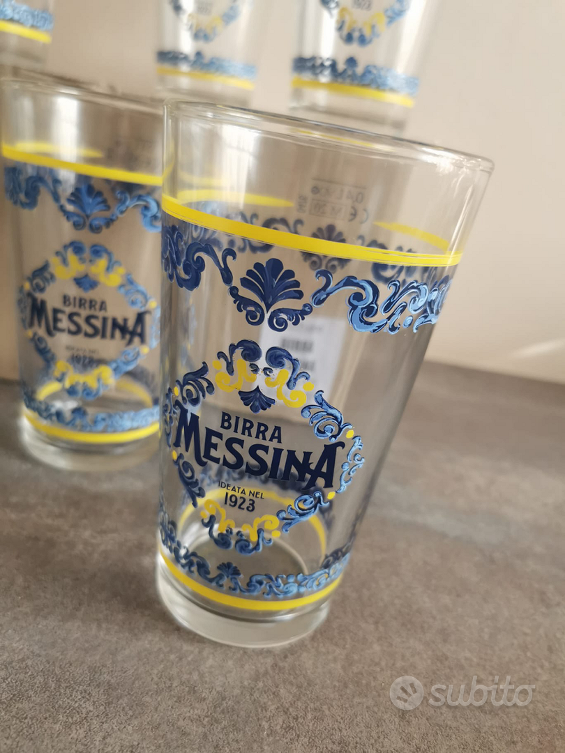Bicchieri Birra Messina 0,4 - Arredamento e Casalinghi In vendita a Messina
