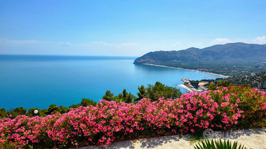 Villa con panorama sul mare