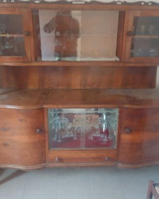 CREDENZE CUCINA IN LEGNO E VETRO
