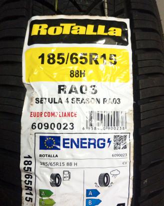 185/65 R15 Pneumatici