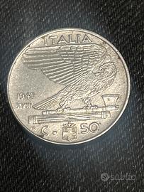 50 centesimi 1940