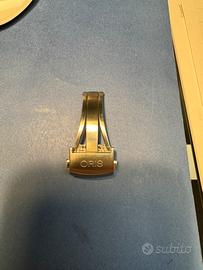 Oris deployante in acciaio satinato