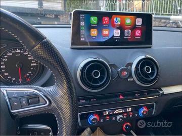 CAR TABLET ANDROID CARPLAY VIVAVOCE PER AUDI A3 8V