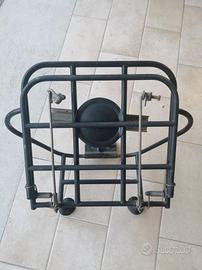 portapacchi posteriore vespa con supporto ruota