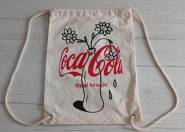 Borsa sacca in tessuto Coca-Cola