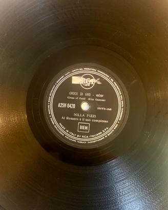 Disco anni 50 Nilla Pizzi