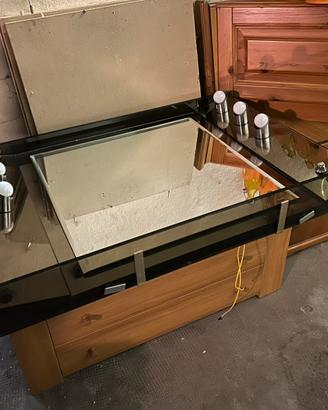 Specchiera bagno vintage 6 luci