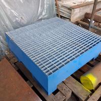 supporto fusto con vasca raccolta liquidi