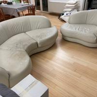 Divani in pelle bianchi