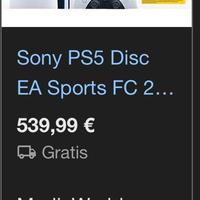 Ps5 con slot cd + 2 joystick originali + 2 giochi