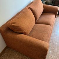 Divanoletto 2 posti color mattone (Poltrone e Sofà