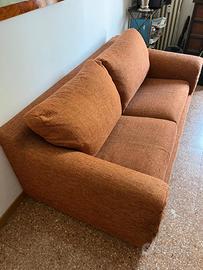 Divanoletto 2 posti color mattone (Poltrone e Sofà