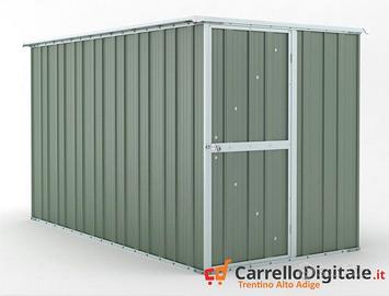 deposito attrezzi box giardino 175x307 verde