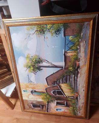 quadro 50*70 con cornce 58*78 completo di cornice