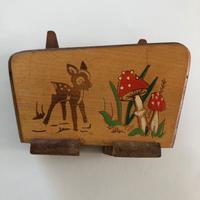 Portatovaglioli vintage in legno