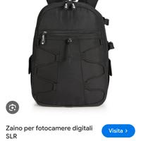 Zaino fotografico + paraluce silicone