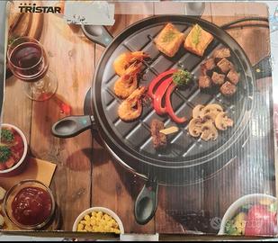 Piastra grill e raclette